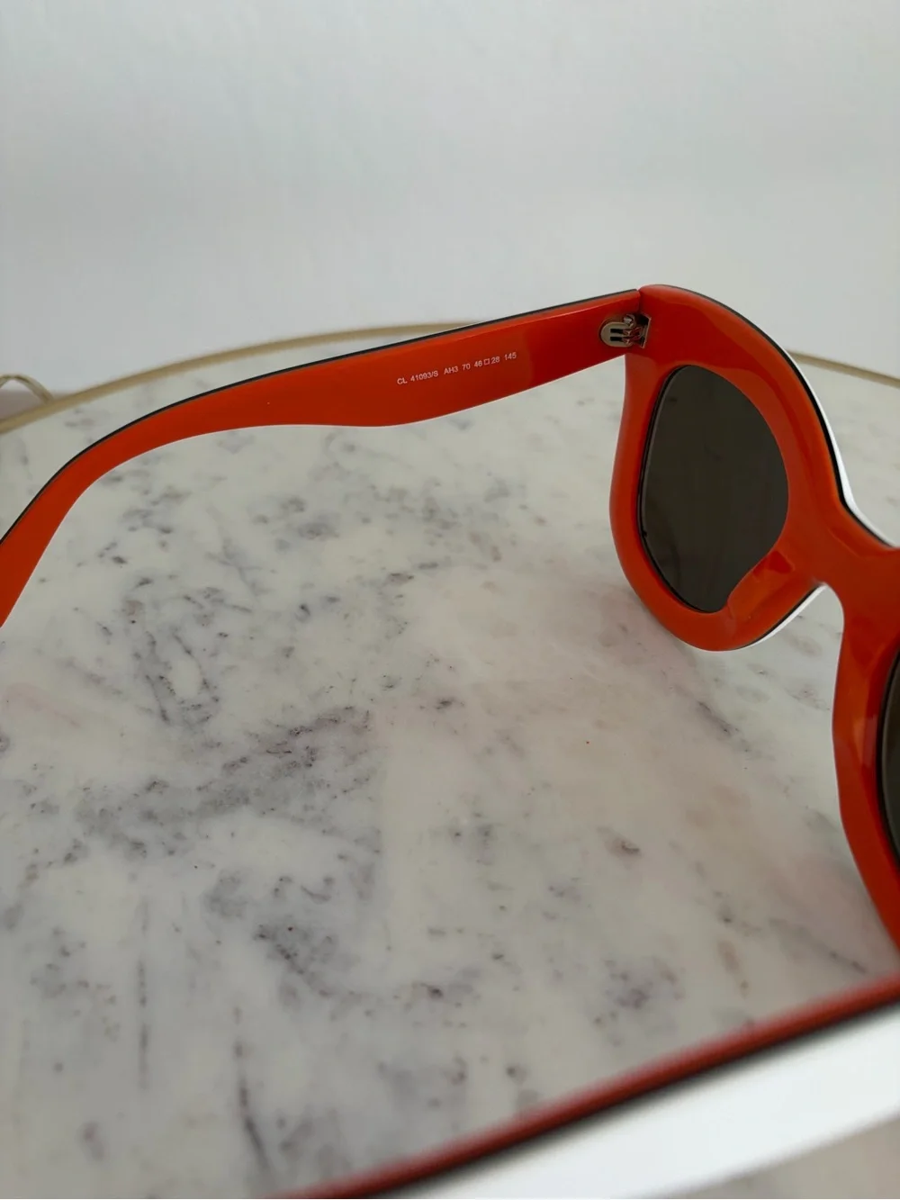 Celine Marta White Sunglasses